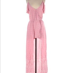 Pink Romper with trail!! Love tree